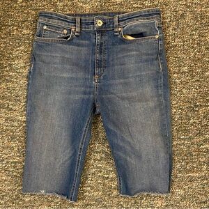 Rag & Bone Nina High Rise Skinny Capri Jeans size 30 12 Inch Inseam cropped